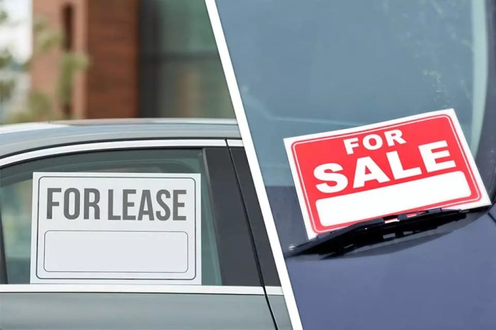 Lease vs buy car