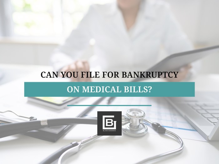 Bankruptcy due to medical bills